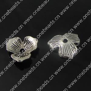 Beads Caps. Fashion Zinc Alloy Jewelry Findings. 11x11mm. Sold by Bag