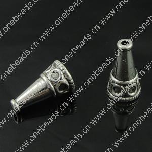 Beads Caps. Fashion Zinc Alloy Jewelry Findings. 23.5x13mm. Sold by Bag