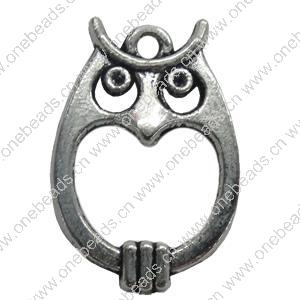 Pendant. Fashion Zinc Alloy Jewelry Findings. Animal 23x16mm，Sold by Bag 