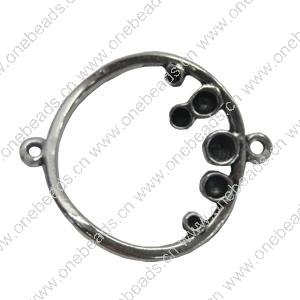 Connector. Fashion Zinc Alloy Jewelry Findings. 31x25mm. Sold by Bag