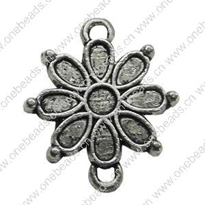Connector. Fashion Zinc Alloy Jewelry Findings. 19x16mm. Sold by Bag