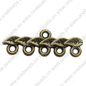 Connector. Fashion Zinc Alloy Jewelry Findings. 28x9mm. Sold by Bag