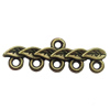 Connector. Fashion Zinc Alloy Jewelry Findings. 28x9mm. Sold by Bag
