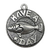 Pendant. Fashion Zinc Alloy Jewelry Findings. Flat Round 25.5x23mm，Sold by Bag 
