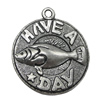 Pendant. Fashion Zinc Alloy Jewelry Findings. Flat Round 25.5x23mm，Sold by Bag 