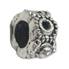 Europenan style Beads. Fashion jewelry findings. Column 6.5x8.5mm, Hole size:5mm. Sold by Bag
