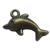Pendant. Fashion Zinc Alloy Jewelry Findings. Animal 21x12mm，Sold by Bag 
