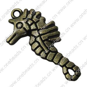 Pendant. Fashion Zinc Alloy Jewelry Findings. Animal 33x28mm，Sold by Bag 