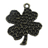 Pendant. Fashion Zinc Alloy Jewelry Findings. Flower 30x25mm，Sold by Bag 
