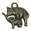Pendant. Fashion Zinc Alloy Jewelry Findings. Animal 16x14mm，Sold by Bag 
