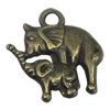 Pendant. Fashion Zinc Alloy Jewelry Findings. Animal 16x14mm，Sold by Bag 