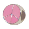 Europenan style Enamel Beads. Fashion jewelry findings. 11x11mm, Hole size:5mm. Sold by Bag
