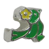 Europenan style Enamel Beads. Fashion jewelry findings. 11x12mm, Hole size:5mm. Sold by Bag
