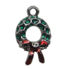 Zinc Alloy Enamel Pendant. Fashion Jewelry Findings. 17x16mm. Sold by Bag