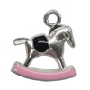 Zinc Alloy Enamel Pendant. Fashion Jewelry Findings. Animal 21x19mm. Sold by Bag
