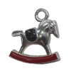 Zinc Alloy Enamel Pendant. Fashion Jewelry Findings. Animal 21x19mm. Sold by Bag
