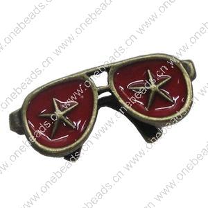 Zinc Alloy Enamel Connector, Fashion jewelry findings 29x11mm, Sold by Bag