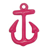 Spray-paint Pendant. Fashion Zinc Alloy Jewelry Findings.Anchor 23x16mm. Sold by Bag 

