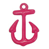 Spray-paint Pendant. Fashion Zinc Alloy Jewelry Findings.Anchor 23x16mm. Sold by Bag 