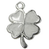 Zinc Alloy Enamel Pendant. Fashion Jewelry Findings. Flower 20x14mm. Sold by Bag