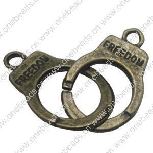 Clasps. Fashion Zinc Alloy jewelry findings. 40x14.5mm. Sold by Bag
