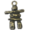 Pendant. Fashion Zinc Alloy Jewelry Findings. 21x14mm，Sold by Bag 