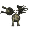 Pendant. Fashion Zinc Alloy Jewelry Findings. Animal about：41x30mm，Sold by PC 