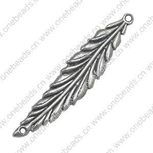 Connector. Fashion Zinc Alloy Jewelry Findings. 51x11mm. Sold by Bag