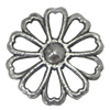 Connector. Fashion Zinc Alloy Jewelry Findings. Flower 16.5mm. Sold by Bag
