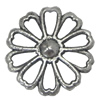 Connector. Fashion Zinc Alloy Jewelry Findings. Flower 16.5mm. Sold by Bag