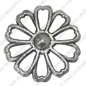 Connector. Fashion Zinc Alloy Jewelry Findings. Flower 16.5mm. Sold by Bag