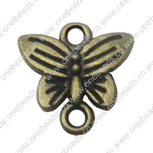 Connector. Fashion Zinc Alloy Jewelry Findings. Animal 14x14mm. Sold by Bag