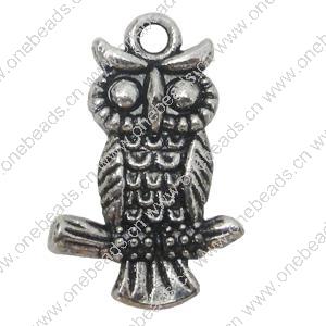 Pendant. Fashion Zinc Alloy Jewelry Findings. Animal 20x13mm，Sold by Bag