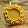 Resin Cameos Settings,A Grade, Fashion Jewelry findings,34mm Inner dia:26mm, Sold by PC
