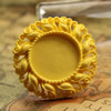 Resin Cameos Settings,A Grade, Fashion Jewelry findings,34mm Inner dia:26mm, Sold by PC