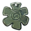 Pendant. Fashion Zinc Alloy jewelry findings. Flower 35x30mm. Sold by PC
