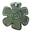 Pendant. Fashion Zinc Alloy jewelry findings. Flower 35x30mm. Sold by PC