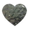 Pendant. Fashion Zinc Alloy jewelry findings. Heart 45x45mm. Sold by PC