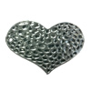 Pendant. Fashion Zinc Alloy jewelry findings. Heart 32x44mm. Sold by Bag
