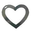 Pendant. Fashion Zinc Alloy jewelry findings. Heart 42x45mm. Sold by PC

