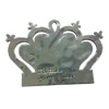 Pendant. Fashion Zinc Alloy jewelry findings. imperial crown 38x52mm. Sold by PC
