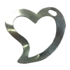 Pendant. Fashion Zinc Alloy jewelry findings. Heart 58x63mm. Sold by PC
