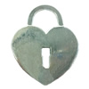 Pendant. Fashion Zinc Alloy jewelry findings. Heart 39x33mm. Sold by Bag
