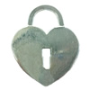 Pendant. Fashion Zinc Alloy jewelry findings. Heart 39x33mm. Sold by Bag