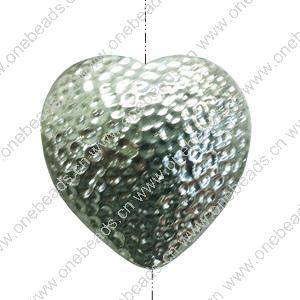 Beads. Fashion Zinc Alloy jewelry findings. Heart 41x40mm. Sold by PC