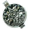 Hollow Bali Pendant. Fashion Zinc Alloy Jewelry Findings. Heart 46x36mm. Sold by PC
