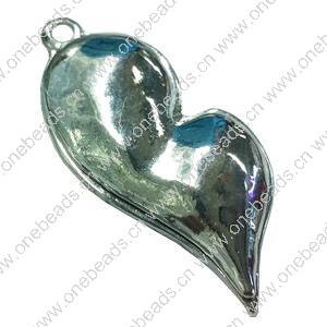 Pendant. Fashion Zinc Alloy jewelry findings. 48x22mm. Sold by Bag