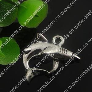 Pendant. Fashion Zinc Alloy Jewelry Findings. Animal 22x23mm. Sold by Bag