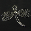 Pendant. Fashion Zinc Alloy Jewelry Findings. Animal 28x34mm. Sold by Bag
