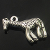 Pendant. Fashion Zinc Alloy Jewelry Findings. Animal 18x22mm. Sold by Bag
